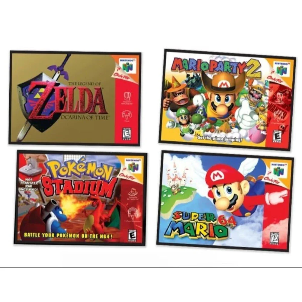 Nintendo Classic Games Postcard Set (8-pack) NEW My Nintendo Reward [FL]